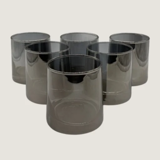 VASO DE CRISTAL AM/HU SET X 6 PCS 8.5X7CM - imagen 2
