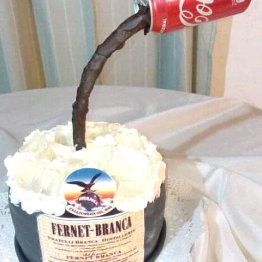 Torta de Fernet con Efecto 🍹🖤