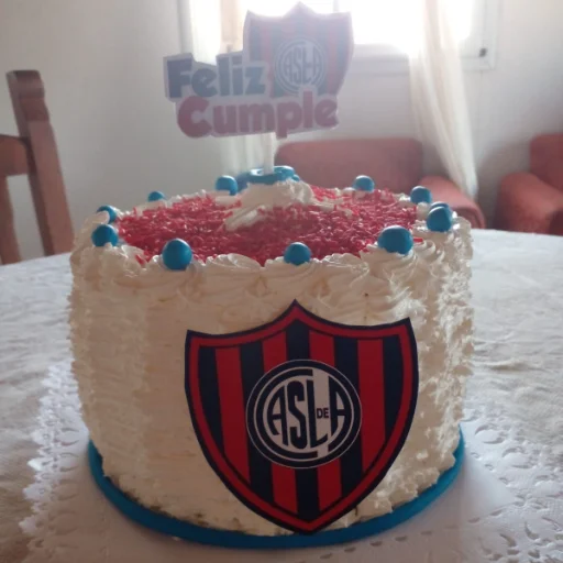 Torta de San Lorenzo – Formato Redondo ⚽️🔴🔵