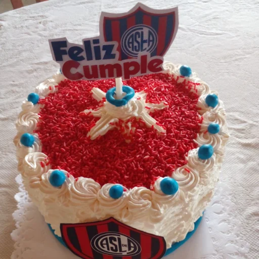 Torta de San Lorenzo – Formato Redondo ⚽️🔴🔵