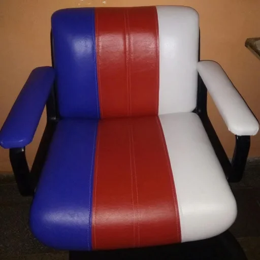 SILLÓN DE PELUQUERÍA RESTAURACIÓN Y TAPIZADO COMPLETO PERSONALIZADO - imagen 2