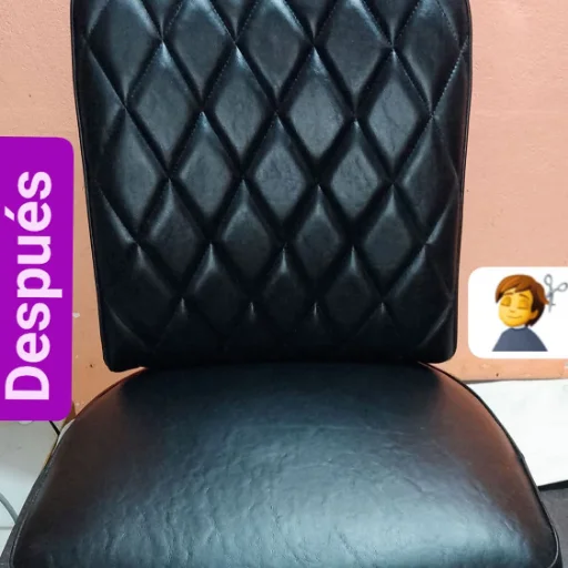 SILLÓN DE PELUQUERÍA RESTAURACIÓN Y TAPIZADO - imagen 2