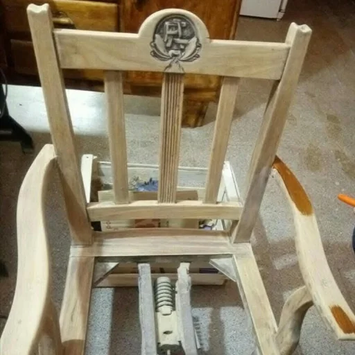 SILLÓN DE MADERA RESTAURACIÓN COMPLETA - imagen 2