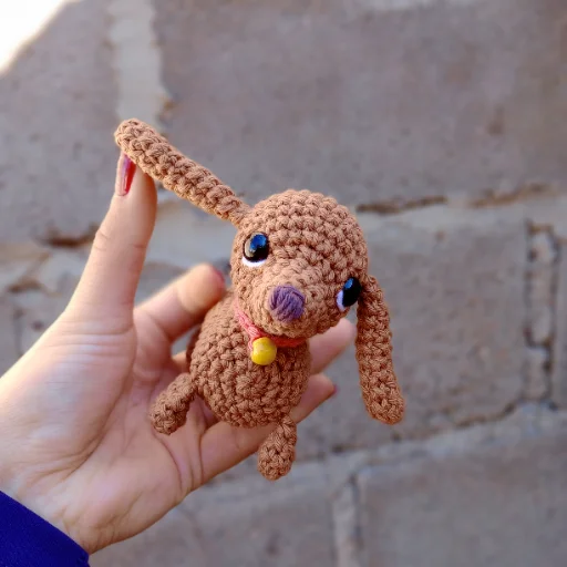 Perro salchicha 🌭🐶 amigurumi