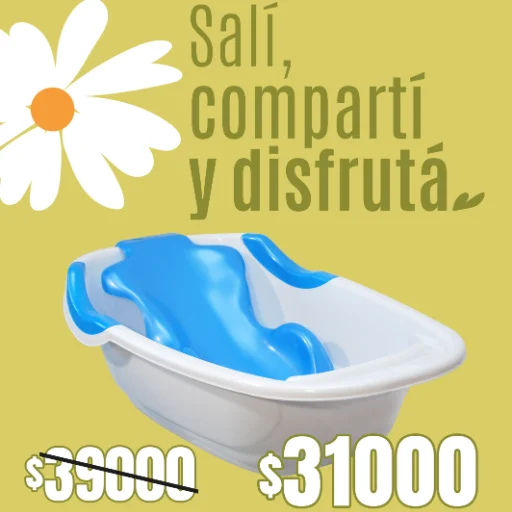 Bañadera con adaptador