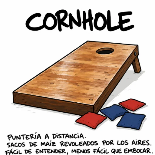 Cornhole. Juego de puntería