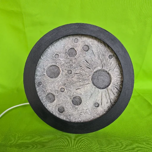 Lampara Luna Led Artesanal Diseño Exclusivo Regalo Día Madre