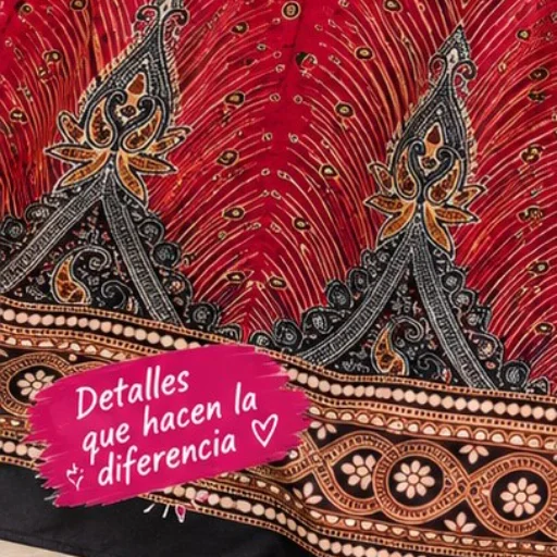 Vestido Boho Rojo - imagen 2
