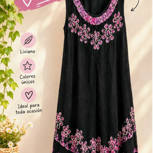 Vestido Hindú Negro