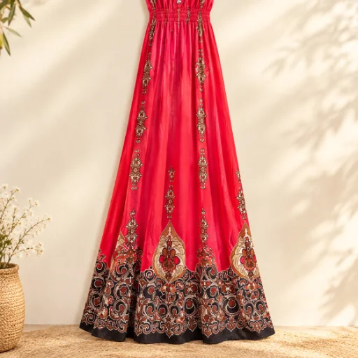 Vestido Rojo Coral