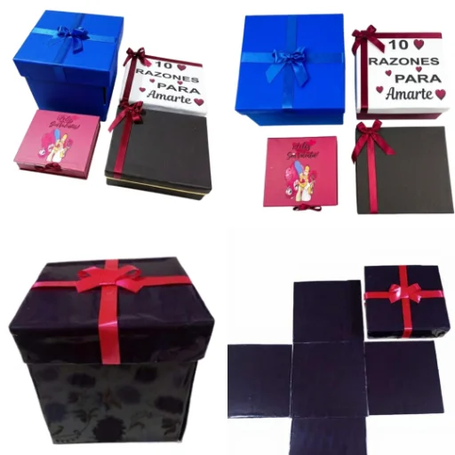 📦 CAJA RÍGIDA PREMIUM 20x20x7cm 📦 LA OPCIÓN MÁS ECONÓMICA PARA ENTREGAR TUS PRODUCTOS CON LUJO - SAN LUIS - imagen 2