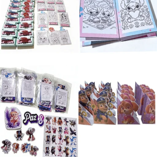 🎉 COMBO CUMPLEAÑOS X20 PERSONALIZADO 🎉 TODO EN PAPEL OPALINA - TEMÁTICA A ELECCIÓN - imagen 6