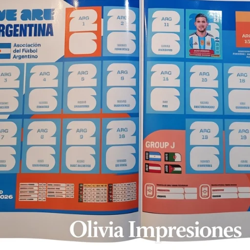 🏆 ÁLBUM MUNDIAL 2026 FÍSICO + REGALO 🏆 TAMAÑO ORIGINAL - INCLUYE 2 PLANCHAS DE FIGURITAS A ELECCIÓN - imagen 7