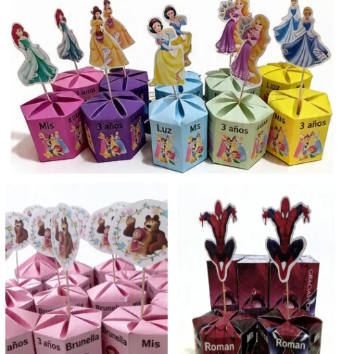 🎉 COMBO CUMPLEAÑOS X20 PERSONALIZADO 🎉 TODO EN PAPEL OPALINA - TEMÁTICA A ELECCIÓN - imagen 8