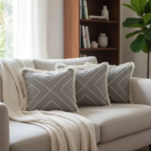 Almohadón modelo Chic Gris 40x40 - imagen 2