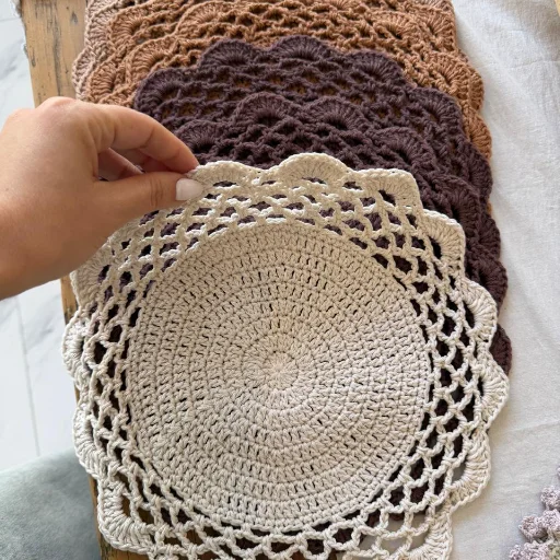 Individuales a crochet