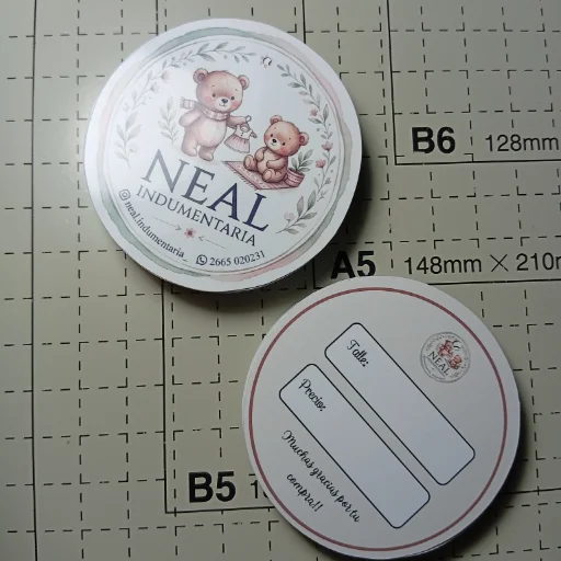 Tags circulares para ropa - imagen 3