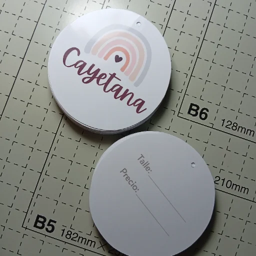 Tags circulares para ropa - imagen 4