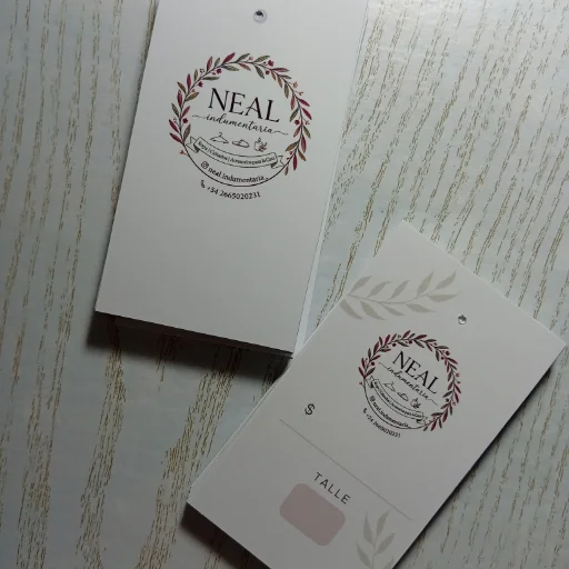 Tags rectangulares para ropa - imagen 6